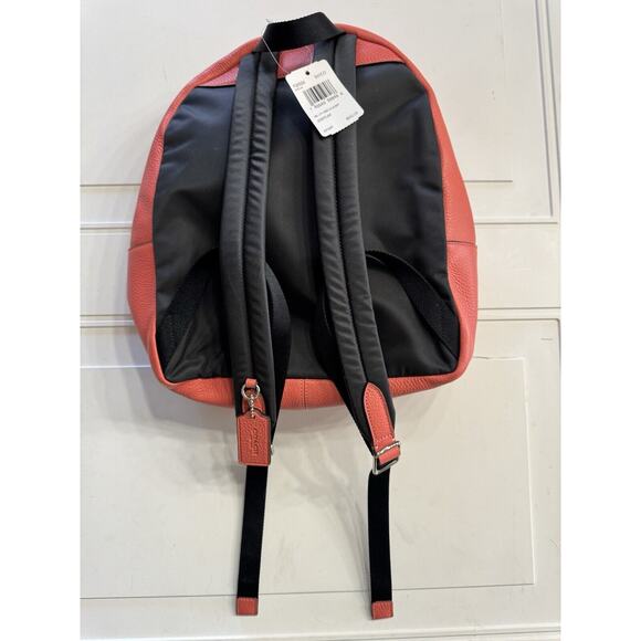 Coach F30550 Medium Charlie Backpack In Pink Coral NWT $350
